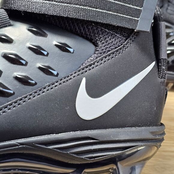 Nike Force Savage Pro 2 Football Cleats Shoes Black White AH4000-100 Men's 11 LE - Picture 8 of 14
